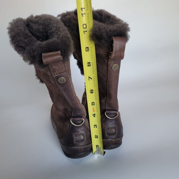 The North Face Abby III Waterproof Suede Leather Winter Boots. Size US 6/EU 37 - Picture 9 of 12